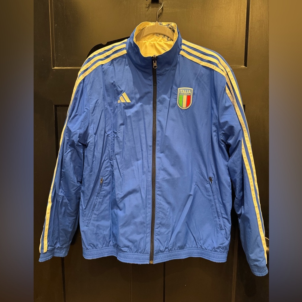Adidas Italy Reversible Track Jacket (FIGC – Never Worn)